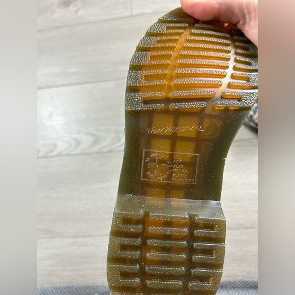 Dr Martens Clemency 1460 Floral Leather Combat Boots - Picture 7 of 10